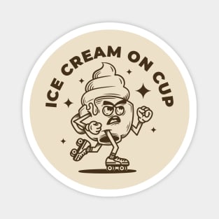 Ice Cream On Cup Magnet